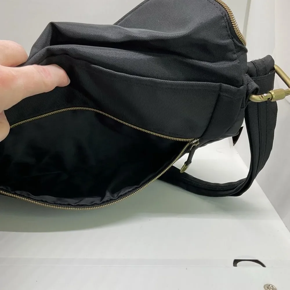 Travelon Quilted Black Crossbody Bag